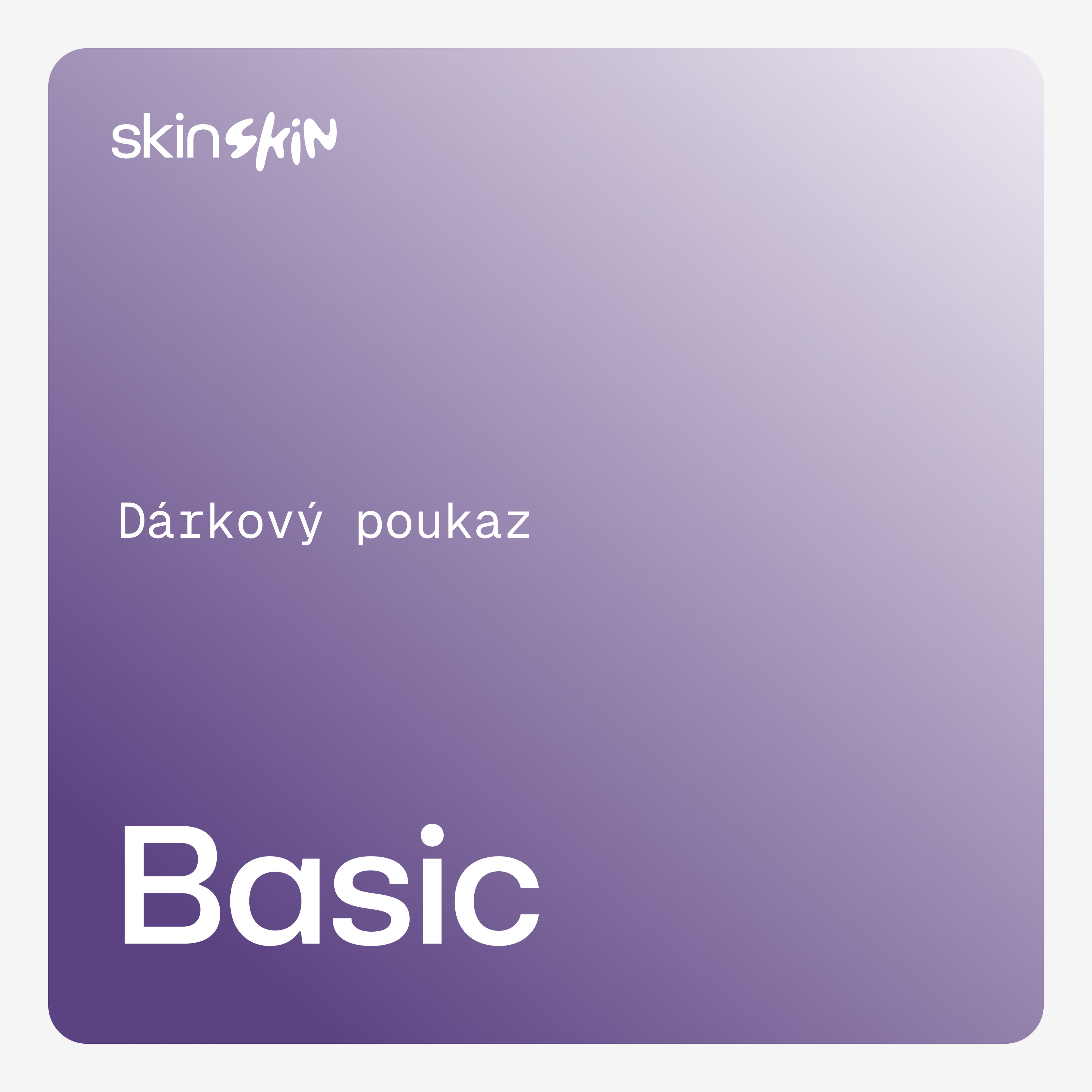 Skin Skin Dárkový Poukaz